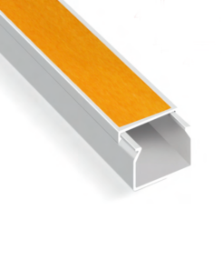 Κανάλι Καλωδίων 16X16mm με Αυτοκόλλητη Ταινία με Διπλό Κλείδωμα Λευκό ACA – NX1616WSTDL
