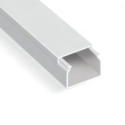 80X60mm Πλαστικό Κανάλι Καλωδίων Χωρίς Αυτοκόλλητο Λευκό 2m ACA – NX8060W