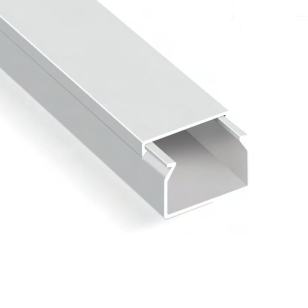 80X60mm Πλαστικό Κανάλι Καλωδίων Χωρίς Αυτοκόλλητο Λευκό 2m ACA – NX8060W