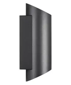 Nordlux Nico Round 22 Φωτιστικό Τοίχου Μαύρο GU10 Αλουμίνιο/Γυάλινο – 2218231003