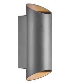 Nordlux Nico Round 22 Φωτιστικό Τοίχου Ανθρακί GU10 Αλουμίνιο/Γυάλινο – 2218231050