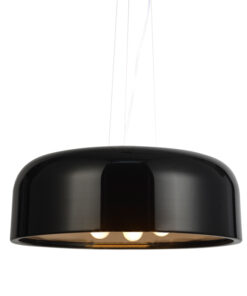 Κρεμαστό Φωτιστικό 3xE27 Μεταλλικό Μαύρο Φ480 ACA DECOR – OD5390MB