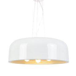 Κρεμαστό Φωτιστικό 3xE27 Μεταλλικό Λευκό Φ480 ACA DECOR – OD5390MW