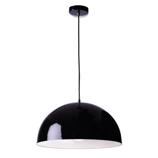 Κρεμαστό Φωτιστικό 1xΕ27 Μεταλλικό Μαύρο Φ400 ACA DECOR – OD5391MB