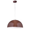 Κρεμαστό Φωτιστικό 1xΕ27 Μεταλλικό Καφέ Φ400 ACA DECOR  – OD5391MBR