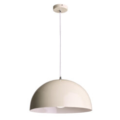 Κρεμαστό Φωτιστικό 1xΕ27 Μεταλλικό Κρεμ Φ400 ACA DECOR – OD5391MSW