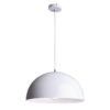 Κρεμαστό Φωτιστικό 1xΕ27 Μεταλλικό Λευκό Φ400 ACA DECOR  – OD5391MW