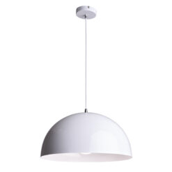 Κρεμαστό Φωτιστικό 1xΕ27 Μεταλλικό Λευκό Φ400 ACA DECOR – OD5391MW
