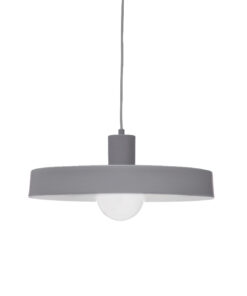 Κρεμαστό Φωτιστικό 1ΧΕ27 Μεταλλικό Γκρι Ματ Φ360 ACA DECOR – OD5392SGY