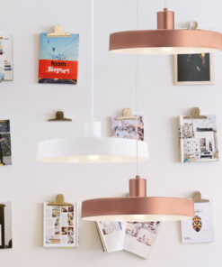 Κρεμαστό Φωτιστικό 1ΧΕ27 Μεταλλικό Λευκό Ματ Φ600 ACA DECOR – OD5392LWH