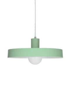 Κρεμαστό Φωτιστικό 1ΧΕ27 Μεταλλικό Μέντα Ματ Φ360 ACA DECOR – OD5392SMI