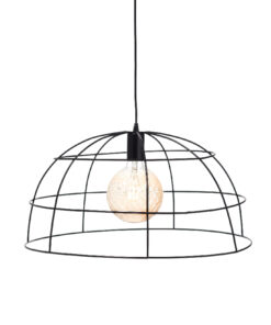 Κρεμαστό Φωτιστικό 1ΧΕ27 Μεταλλικό Μαύρο Πλέγμα Φ500 ACA DECOR – OD543650