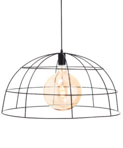 Κρεμαστό Φωτιστικό 1ΧΕ27 Μεταλλικό Μαύρο Πλέγμα Φ600 ACA DECOR – OD543660