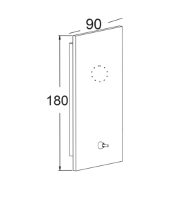 ΒΑΣΗ ΑΠΛΙΚΑΣ 1XE27 (ΧΩΡΙΣ ΚΑΠΕΛΟ) ΧΡΩΜΙΟ ΜΕΤΑΛΛΙΚΗ ΜΕ ΔΙΑΚΟΠ PYTHON ACA – OD5610BS
