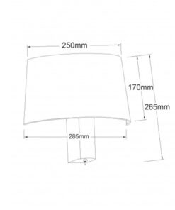 Απλίκα Μεταλλική Χρώμιο 1XE27 Μαύρο Αμπαζούρ με Δακόπτη ACA DECOR – OD5611B