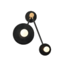 ACA DECOR   απλίκα 2xE27 από μέταλλο και μαύρο μάρμαρο – OD742W74BM