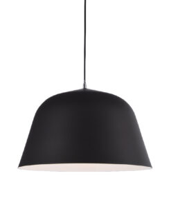 Κρεμαστό Φωτιστικό 1ΧΕ27 Μεταλλικό Μαύρο Φ400 ACA DECOR – OD8072BK