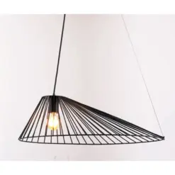 ΚΡΕΜΑΣΤΟ ΦΩΤΙΣΤΙΚΟ 1xE27 CAPPELLO ΜΑΥΡΟ ΜΕΤ/ΚΟ 60Χ40120CM ACA – OD91681PB