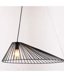 ΚΡΕΜΑΣΤΟ ΦΩΤΙΣΤΙΚΟ 1xE27 CAPPELLO ΜΑΥΡΟ ΜΕΤ/ΚΟ 60Χ40120CM ACA – OD91681PB