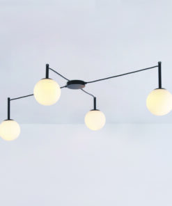 ΟΡΟΡΦΗΣ ΦΩΤΙΣΤΙΚΟ 4xΕ14 TIRAMOLLA ΜΑΥΡΟ ΜΕΤ/ΚΟ +ΛΕΥΚΟ ΓΥΑΛΙ 150Χ75Χ32CM ACA – OD94614CB