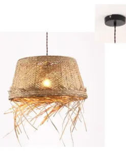 ΚΡΕΜΑΣΤΟ ΦΩΤΙΣΤΙΚΟ 1xE27 ANDROS GRASS RATTAN Φ40Χ120CM ACA – OD94891PG