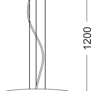 ΚΡΕΜΑΣΤΟ ΓΥΑΛΙΝΟ Φ30CM 1XE27 DIONE ACA DECOR  – OYD10087BSP1