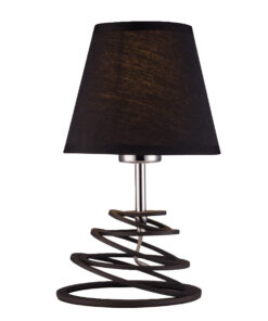 ΠΟΡΤΑΤΙΦ ΜΑΥΡΟ ΜΕΤΑΛΛΙΚΟ 1XE27 LAGOS ACA DECOR  – OYD10134BTL1