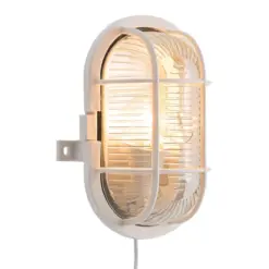 Nordlux Skotlampe Φωτιστικό Τοίχου Λευκό E27 Πλαστικό/Γυάλινο – 17051001