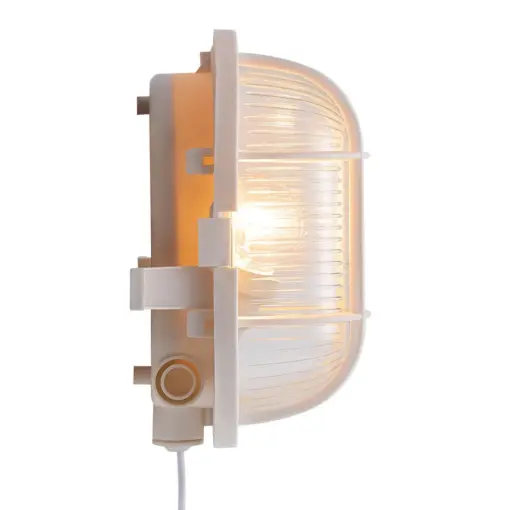 Nordlux Skotlampe Φωτιστικό Τοίχου Λευκό E27  Πλαστικό/Γυάλινο –  17051001