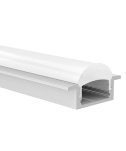Προφίλ Αλουμινίου Χωνευτό ESME 60° για LED Ταινίες με Οπάλ Κάλυμμα 2m ACA – P101