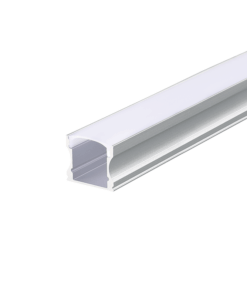Προφίλ Αλουμινίου Scar για LED Ταινίες με Οπάλ Κάλυμμα 2m ACA – P113U