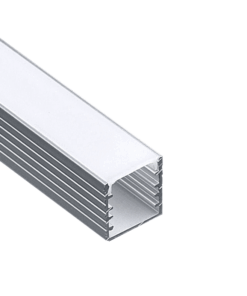 Προφίλ Αλουμινίου Deep για LED Ταινίες με Οπάλ Κάλυμμα 2m ACA – P124U