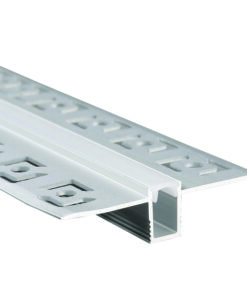 Προφίλ Αλουμινίου Γυψοσανίδας Χωνευτό για LED Ταινίες με Οπάλ Κάλυμμα 2m ACA – P129N