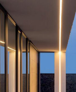 Προφίλ Αλουμινίου Lorel IP65 Στεγανό για LED Ταινίες με Οπάλ Κάλυμμα 2m ACA – P146U