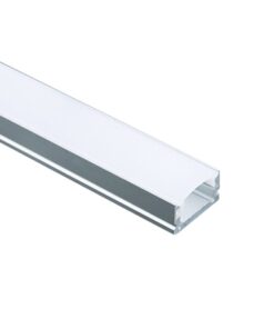 Προφίλ Αλουμινίου Micro για LED Ταινίες με Οπάλ Κάλυμμα 2m ACA – P151U
