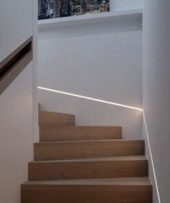 Χωνευτό Προφίλ Αλουμινίου Ασύμμετρου Φωτισμού ARPY για LED Ταινίες με Οπάλ Κάλυμμα 2m ACA – P168U