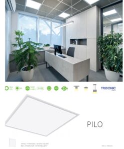 LED Πάνελ Τετράγωνο Χωνευτό 60X60 40W ACA 120° 4400lm Θερμό 3000K – PILO60604030
