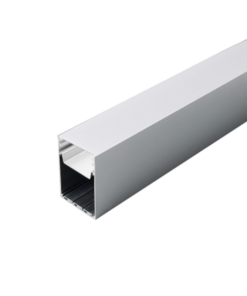 Προφίλ Αλουμινίου Milo για LED Ταινίες με Οπάλ Κάλυμμα 3m ACA – P207U