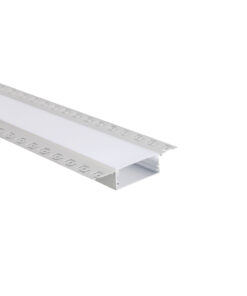 Προφίλ Αλουμινίου Χωνευτό TEXA για LED Ταινίες με Οπάλ Κάλυμμα 2m ACA – P234U