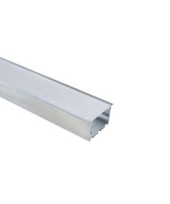 WILA Προφίλ Αλουμινίου Χωνευτό για LED Ταινίες με Οπάλ Κάλυμμα 2m ACA – P281U
