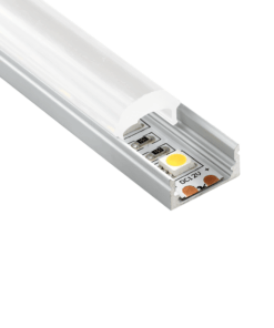 Προφίλ Αλουμινίου Focus για LED Ταινίες με Οπάλ 60° Κάλυμμα 2m ACA – P2LAU