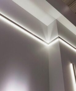 Προφίλ Αλουμινίου UPDOWN για LED Ταινίες με Οπάλ Κάλυμμα 2m ACA – P50NU