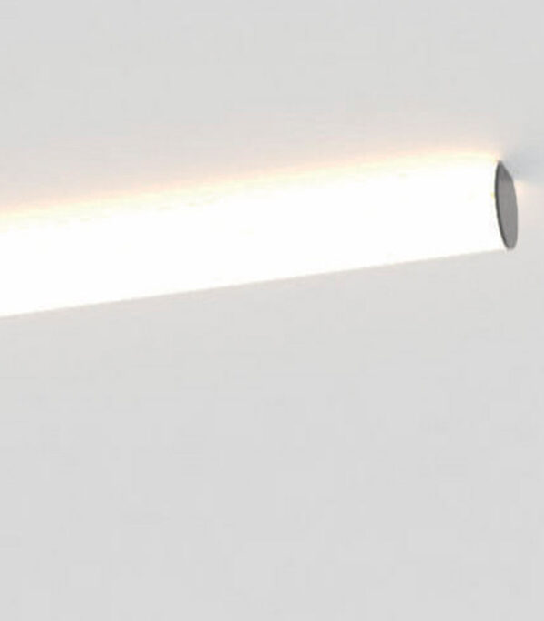 Προφίλ Αλουμινίου VELOR MINI για LED Ταινίες με Οπάλ Κάλυμμα 2m ACA – P66U