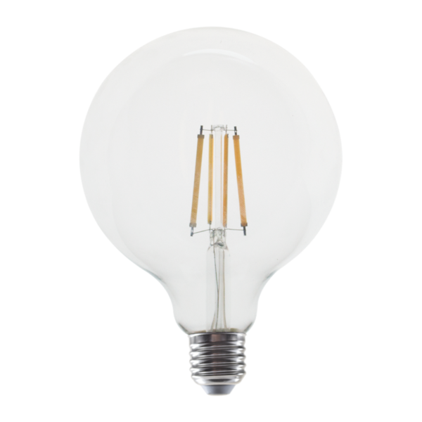 LED Λάμπα E27 G125 Filament 10W Diolamp 360° 1220lm 2700K - PALA12510WW