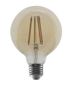 LED Λάμπα E27 G95 Filament Amber 10W Step Dimmable Diolamp 360° 1260lm 2700K – PALA9510WWAMSD