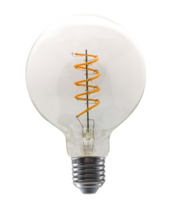 LED Λάμπα E27 G95 Filament Spiral 4W Dimmable Diolamp 360° 300lm 1800K – PALA954WWSDIM