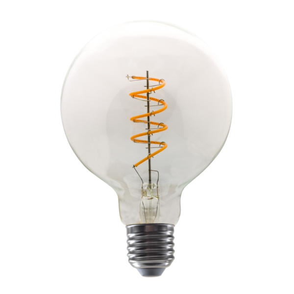 LED Λάμπα E27 G95 Filament Spiral 4W Dimmable Diolamp 360° 300lm 1800K - PALA954WWSDIM