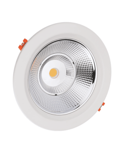 LED COB Χωνευτό Στρογγυλό 40W 3480lm 90° ACA Ψυχρό Λευκό 6000K – PARO4060