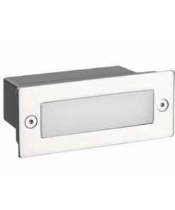 ΑΔΙΑΒΡΟΧΗ ΧΩΝΕΥΤΗ ΑΠΛΙΚΑ ΟΡΘΟΓΩΝΙΑ ΝΙΚΕΛ ΜΑΤ LED SMD 2W 3000K 90Lm 230V IP54 RA80 ACA – PAS230NMP