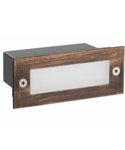 ΑΔΙΑΒΡΟΧΗ ΧΩΝΕΥΤΗ ΑΠΛΙΚΑ ΟΡΘΟΓΩΝΙΑ ΣΕ ΧΡΩΜΑ ΣΚΟΥΡΙΑ 2W 3000K 90Lm 230V IP54 RA80 ACA – PAS230RP